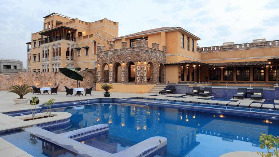 Swimming pool – Juna Mahal Resort Ranthambore