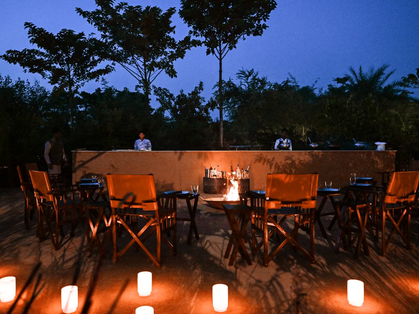 Dinner at The Boma – Vojara Resort Ranthambore